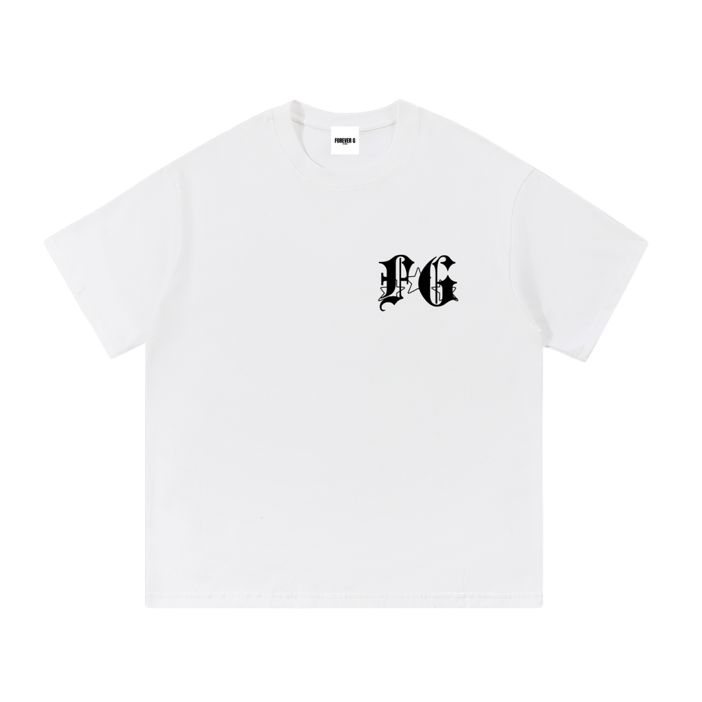 Forever G- MISS MY HOMIES THAT ARE ALL GONE-Premium White Tshirt