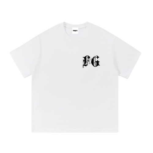 Forever G- MISS MY HOMIES THAT ARE ALL GONE-Premium White Tshirt